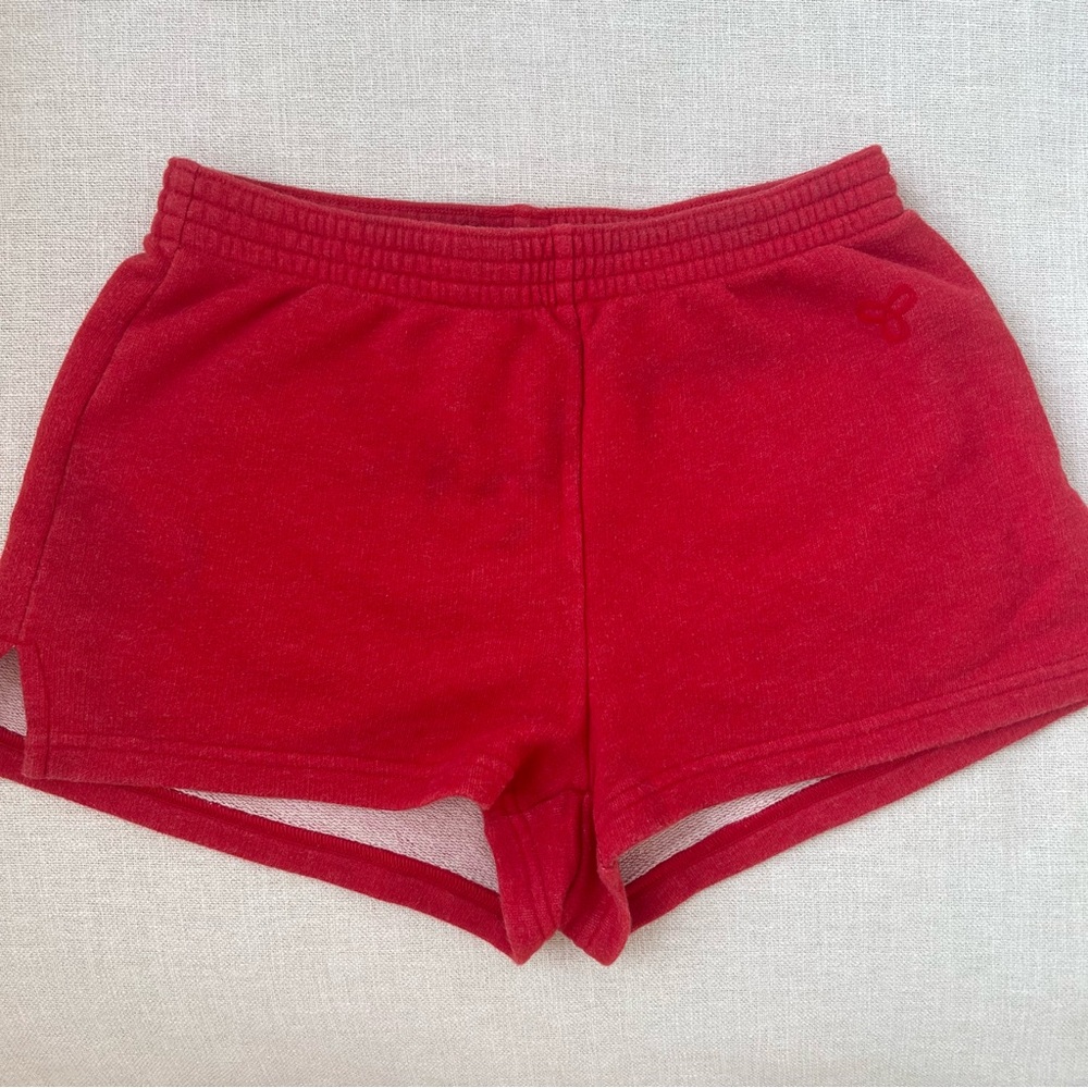 Aritzia Tna Sweatshort Lounge Athleisure Short • XS • Red